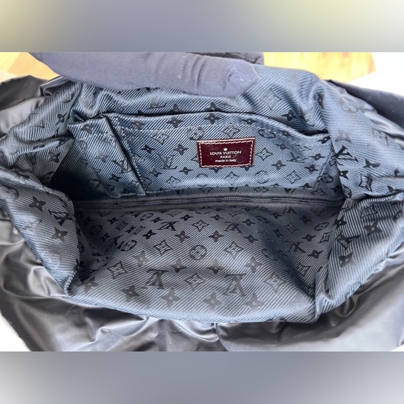 Louis Vuitton Devi MM Clutch Pochette Quilted Satin Monogram w/COA - Picture 11 of 13